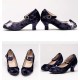 Iris Corolla Elizabeth Double Layer Velvet Shoes(Reservation/5 Colours/Full Payment Without Shipping)